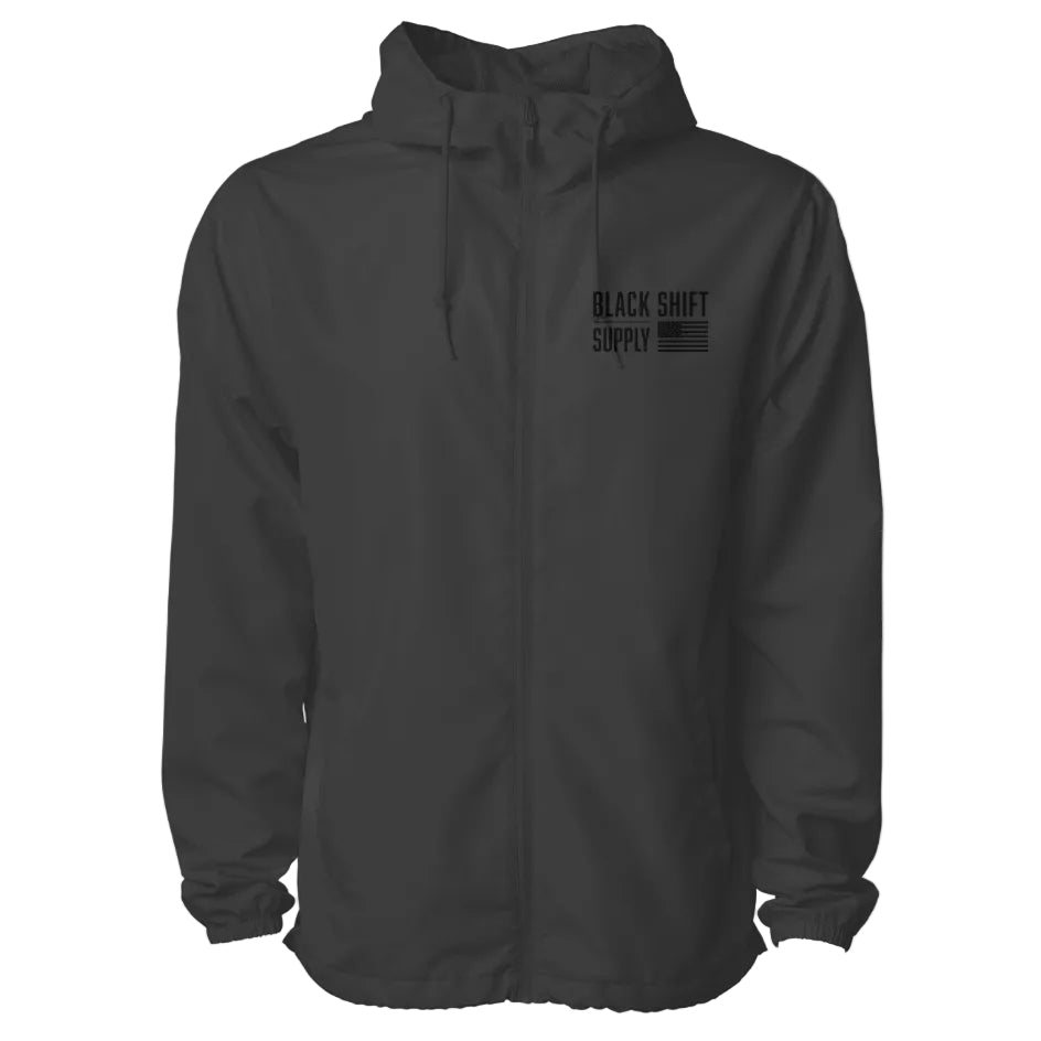 Black Shift Supply Windbreaker